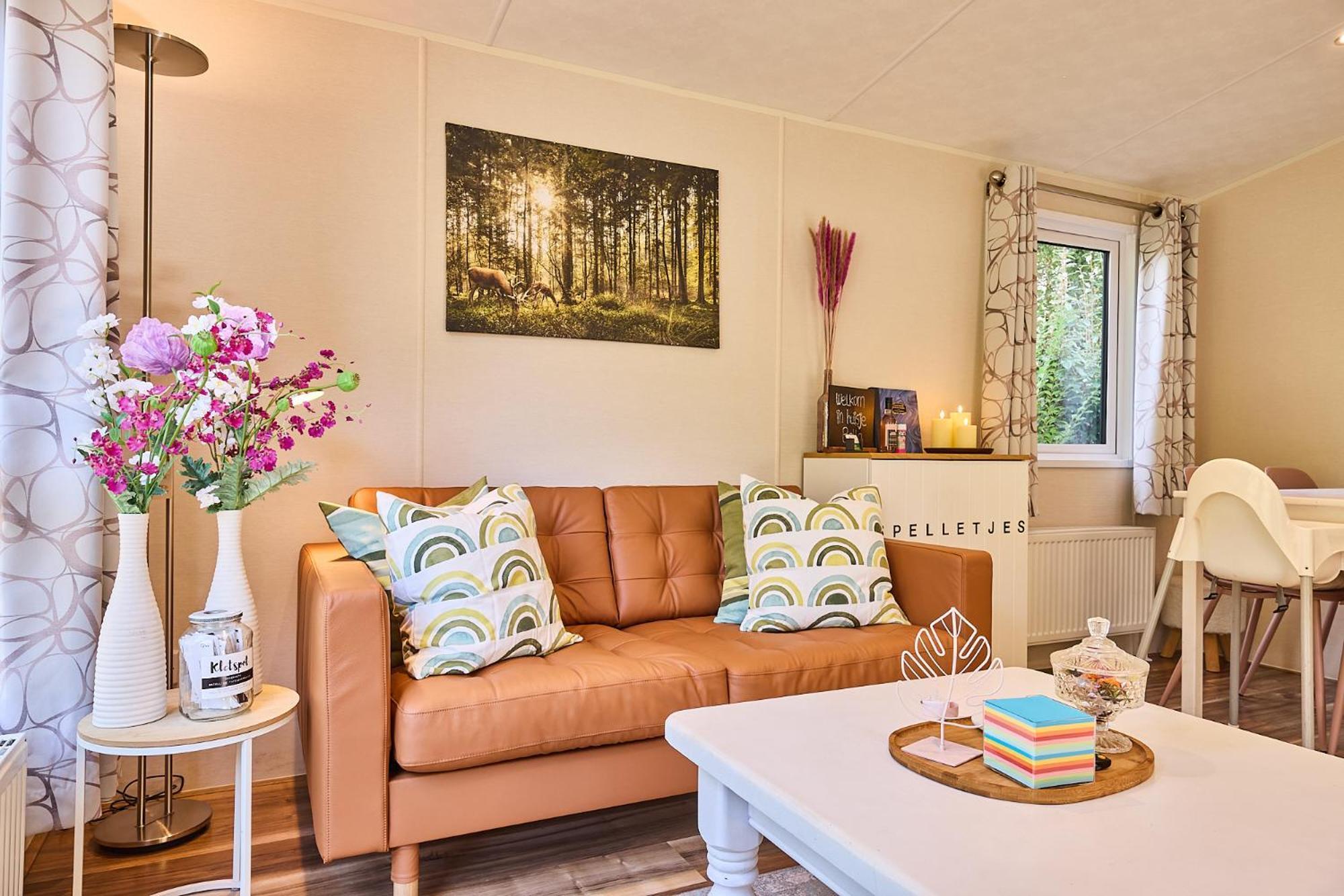 ביקברחן Chalet Huisje Bella Op De Veluwe Max 2 Volwassene מראה חיצוני תמונה